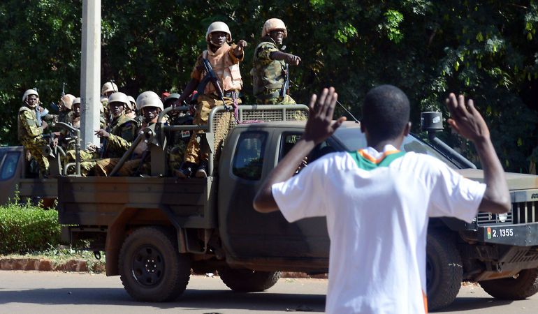 Imagen de las tropas desplegadas en Burkina Faso Imagen de las tropas desplegadas en Burkina Faso