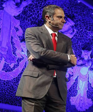 Toni Clapés, al programa especial pel 90é aniversari de Ràdio Barcelona, al Palau de la Música Toni Clapés, al programa especial pel 90é aniversari de Ràdio Barcelona, al Palau de la Música