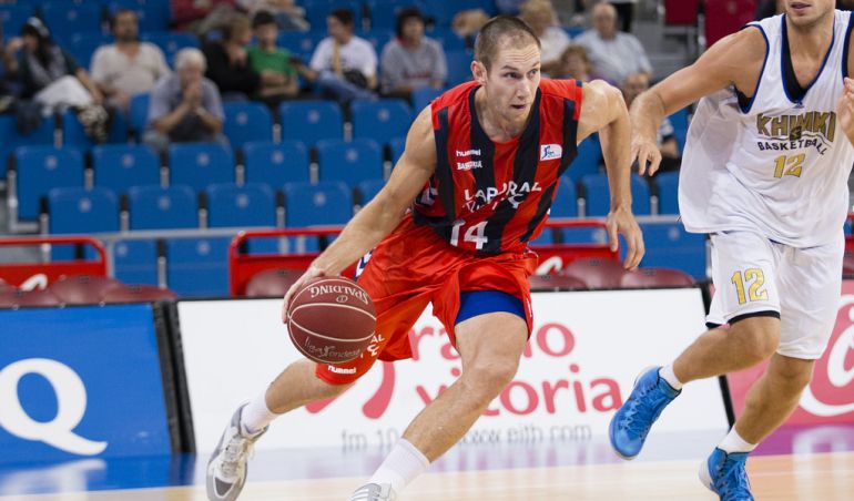 Kim Tillie, en un partido en el Buesa Arena Kim Tillie, en un partido en el Buesa Arena