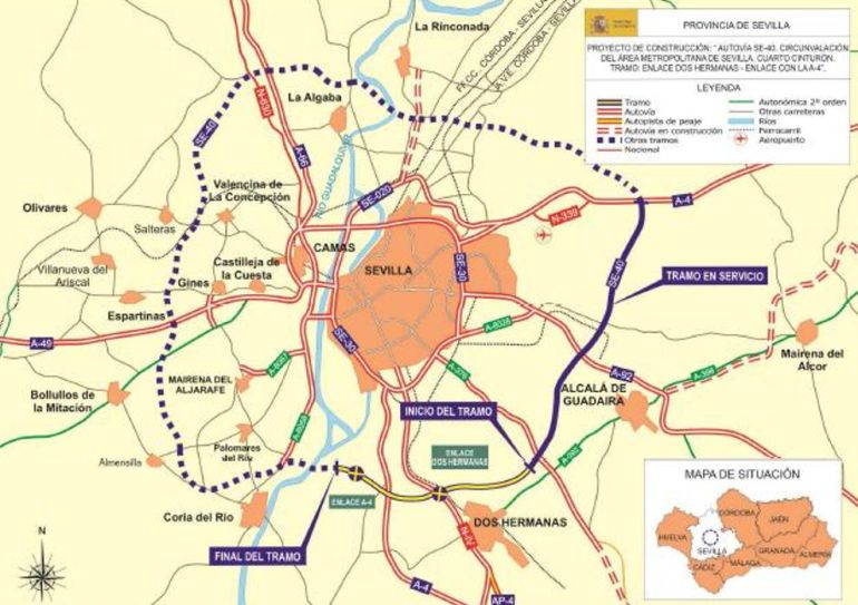 Fomento adjudica un nuevo tramo de la SE-40 entre Alcalá y Dos ... - Cadena Ser