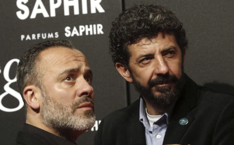 GRA306. MADRID, 19/01/2015.- El cineasta Alberto Rodríguez (d) y el actor Javier Gutiérrez posan para la prensa antes de asistir a la fiesta de nominados de los XXIX Premios Goya de la Academia del Cine Español que tendrá lugar esta tarde en los Teatros del Canal de Madrid. EFE/Kiko Huesca GRA306. MADRID, 19/01/2015.- El cineasta Alberto Rodríguez (d) y el actor Javier Gutiérrez posan para la prensa antes de asistir a la fiesta de nominados de los XXIX Premios Goya de la Academia del Cine Español que tendrá lugar esta tarde en los Teatros del Canal de Madrid. EFE/Kiko Huesca
