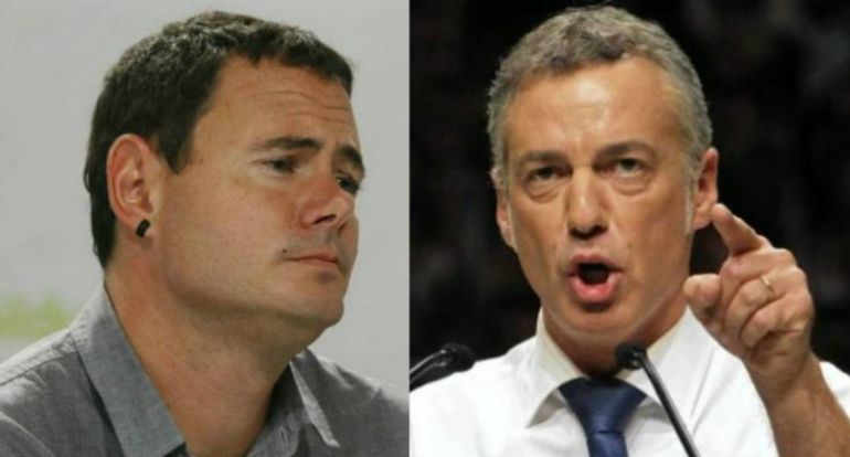 Hasier Arraiz, líder de Sortu e Iñigo Urkullu, lehendakari Hasier Arraiz, líder de Sortu e Iñigo Urkullu, lehendakari