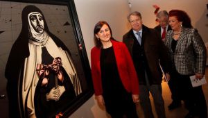 Inauguración de la muestra 'Espacialismo Cromático', muestra conmemorativa del V Centenario de Santa Teresa de Jesús Inauguración de la muestra 'Espacialismo Cromático', muestra conmemorativa del V Centenario de Santa Teresa de Jesús