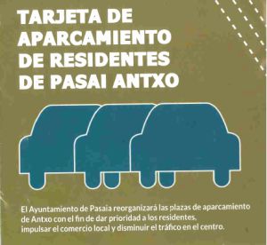 Pasai Antxo reserva los aparcamientos del casco urbano a los residentes Pasai Antxo reserva los aparcamientos del casco urbano a los residentes