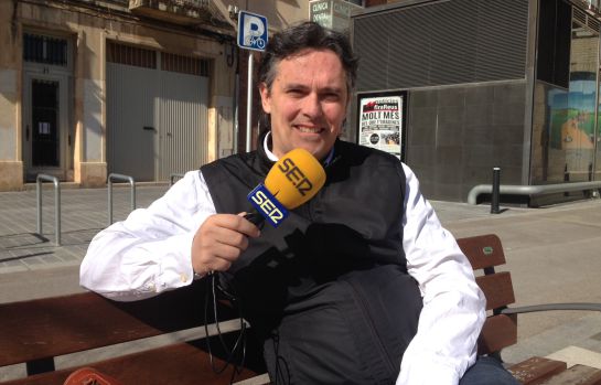 Lluís Gibert, candidat a l'alcaldia per DNR. Lluís Gibert, candidat a l'alcaldia per DNR.