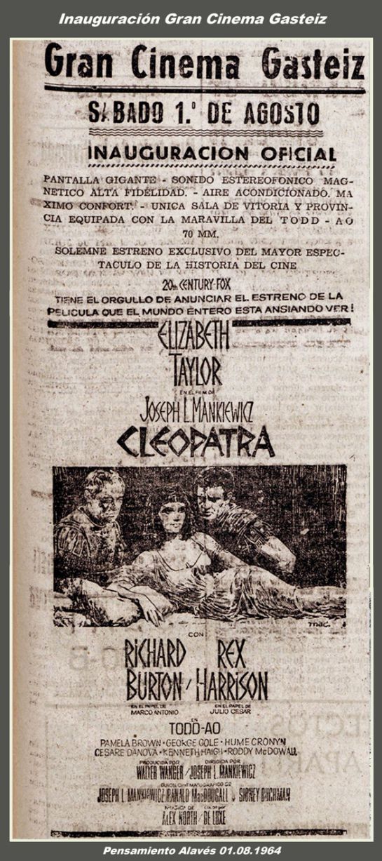 Cuando la calle General Álava empezaba en Dato (y un cartel curioso de Ben-Hur) Cuando la calle General Álava empezaba en Dato (y un cartel curioso de Ben-Hur)