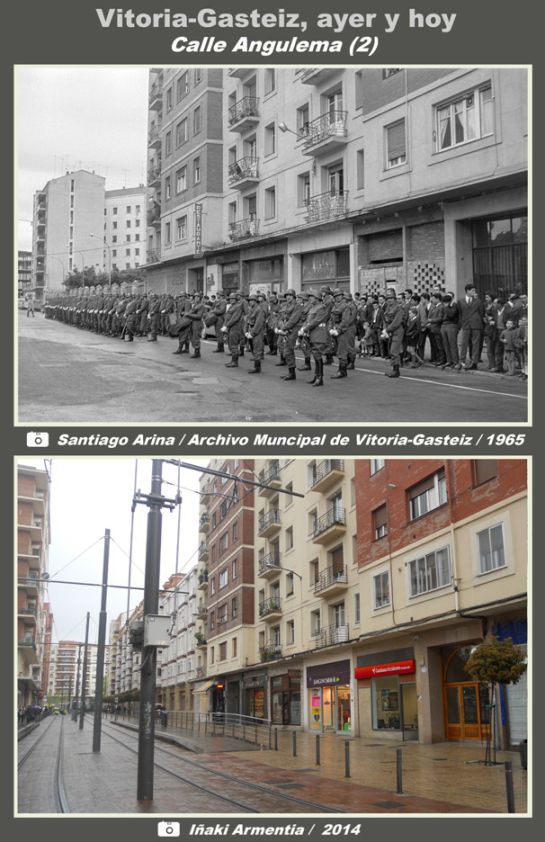 Cuando la calle Angulema se llamaba División Azul (y se inauguraba cara al sol) Cuando la calle Angulema se llamaba División Azul (y se inauguraba cara al sol)