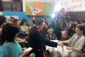 Los candidatos madrileños acuden a las urnas Los candidatos madrileños acuden a las urnas