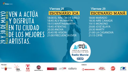 Comienza Actúa Murcia con la mejor madrina Comienza Actúa Murcia con la mejor madrina
