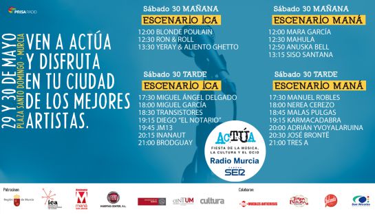 Comienza Actúa Murcia con la mejor madrina Comienza Actúa Murcia con la mejor madrina