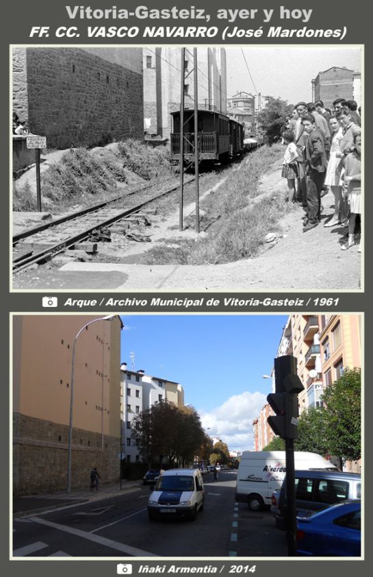 FOTOS: Cuando el tren pasaba por la calle José Mardones FOTOS: Cuando el tren pasaba por la calle José Mardones
