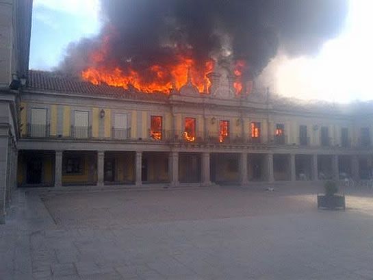 La Guardia Civil investiga las causas del incendio de Brunete La Guardia Civil investiga las causas del incendio de Brunete