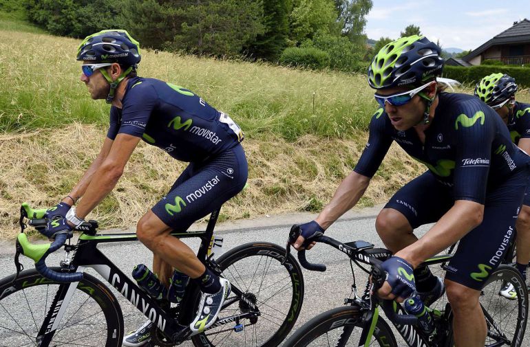 Valverde, 8º en su estreno en la Dauphiné Valverde, 8º en su estreno en la Dauphiné