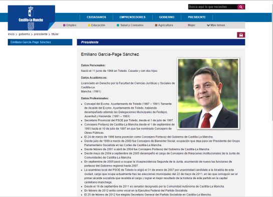 García-Page toma posesión de su cargo esta tarde ante más de 700 invitados García-Page toma posesión de su cargo esta tarde ante más de 700 invitados