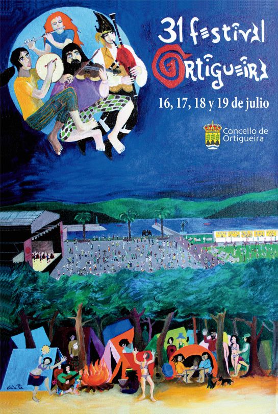 Cartel del Festival de Ortigueira de este año 2015 Cartel del Festival de Ortigueira de este año 2015