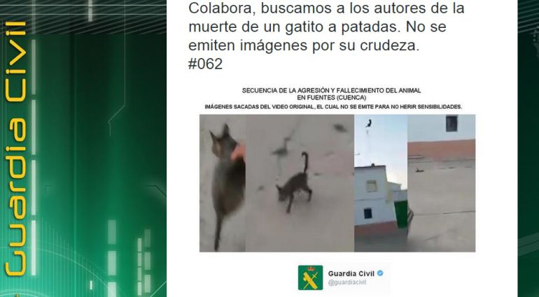 La Guardia Civil pidió la colaboración ciudadana para identificar a los autores de la agresión. La Guardia Civil pidió la colaboración ciudadana para identificar a los autores de la agresión.