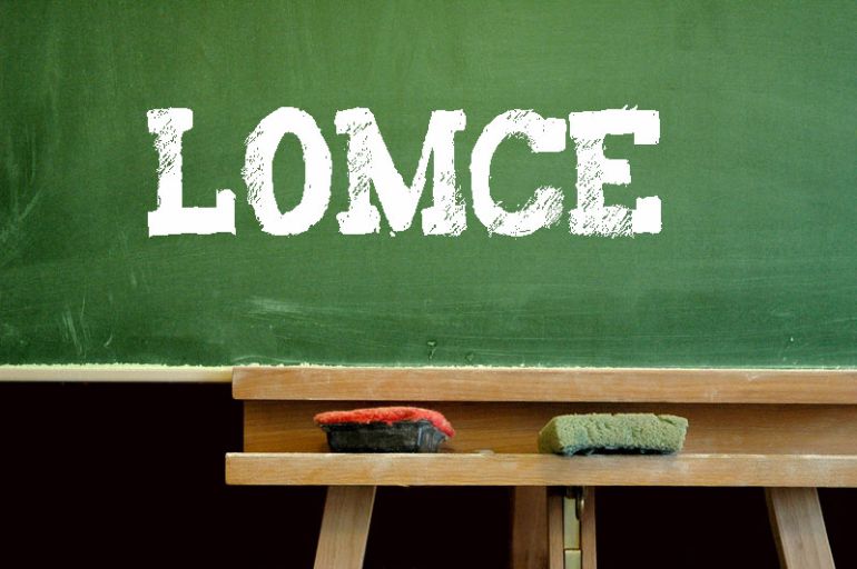 Pizarra con la LOMCE Pizarra con la LOMCE
