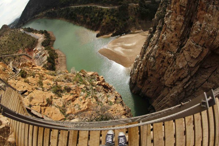 Vista desde el Caminito del Rey (Málaga) Vista desde el Caminito del Rey (Málaga)
