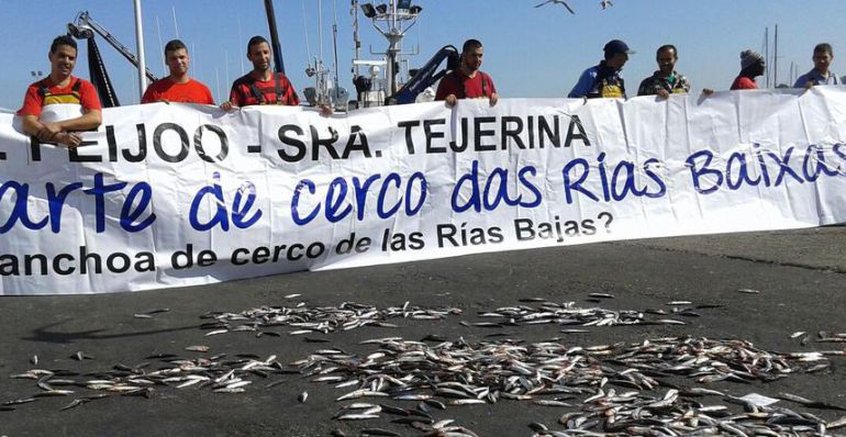 El cerco protesta por la escasa cuota de anchoa El cerco protesta por la escasa cuota de anchoa