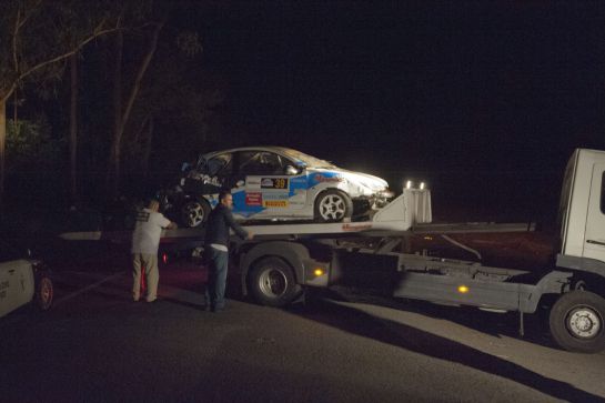 Vista del lugar donde esta tarde seis personas han muerto tras ser arrolladas por un coche que participaba en el Rally de A Coruña Vista del lugar donde esta tarde seis personas han muerto tras ser arrolladas por un coche que participaba en el Rally de A Coruña
