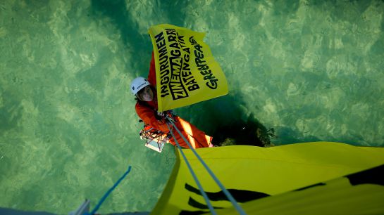 Greenpeace lleva al Zinemaldia su “activismo de cine” Greenpeace lleva al Zinemaldia su “activismo de cine”