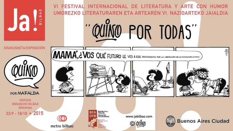 Metro Bilbao con Mafalda Metro Bilbao con Mafalda