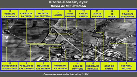 FOTOS: Así era el puente de San Cristóbal en 1958 (y unos mapas antiguos del barrio) FOTOS: Así era el puente de San Cristóbal en 1958 (y unos mapas antiguos del barrio)