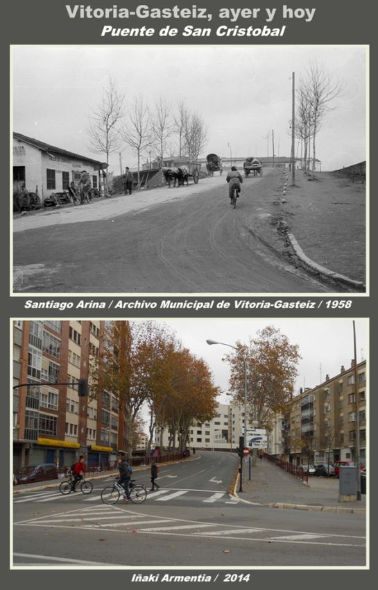 FOTOS: Así era el puente de San Cristóbal en 1958 (y unos mapas antiguos del barrio) FOTOS: Así era el puente de San Cristóbal en 1958 (y unos mapas antiguos del barrio)