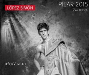 López Simón en el cartel promocional de la Feria del Pilar de Zaragoza López Simón en el cartel promocional de la Feria del Pilar de Zaragoza