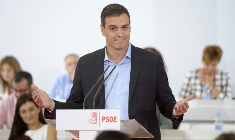 Pedro Sánchez en el Comité Federal del PSOE Pedro Sánchez en el Comité Federal del PSOE