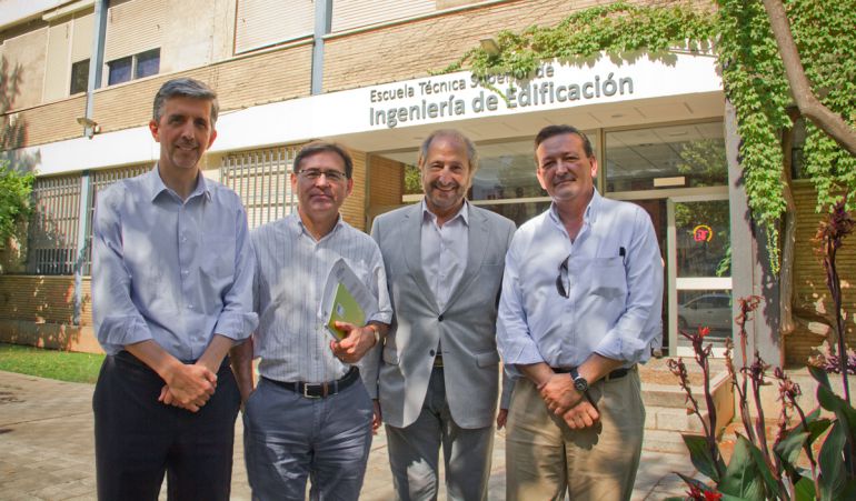 De izquierda a derecha, David Marín, Juan José Moyano, Humberto Ortega y Fernando Rico De izquierda a derecha, David Marín, Juan José Moyano, Humberto Ortega y Fernando Rico