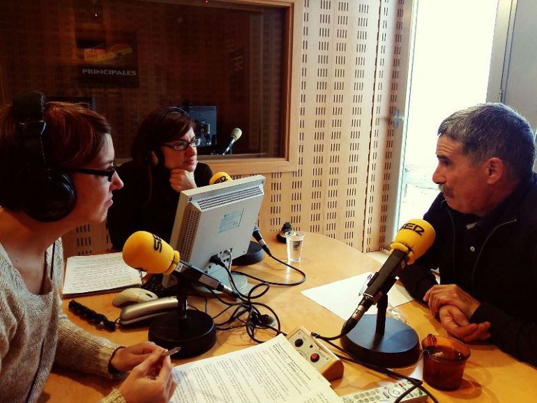 Luis Andrés Orive en los estudios de Ser Vitoria Luis Andrés Orive en los estudios de Ser Vitoria