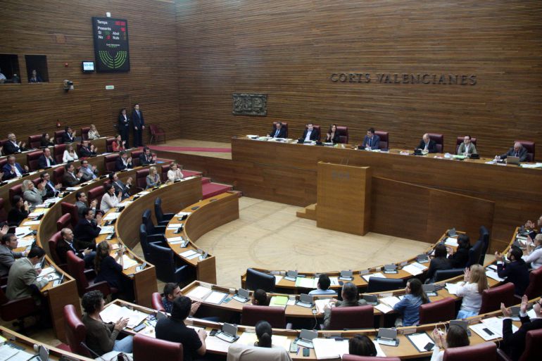 Imatge general del ple de les Corts Valencianes d'aquest dimecres. 21/10/2015. Imatge general del ple de les Corts Valencianes d'aquest dimecres. 21/10/2015.