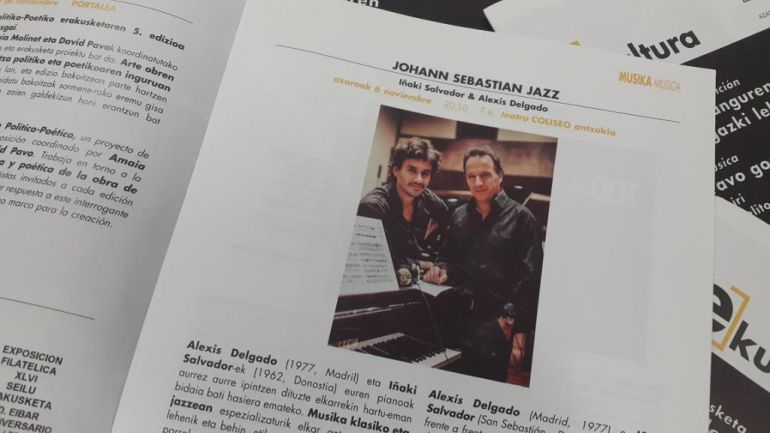 Iñaki Salvador y Alexis Delgado traen a Eibar el Bach más jazzístico Iñaki Salvador y Alexis Delgado traen a Eibar el Bach más jazzístico