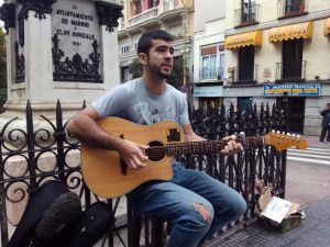 Daniel Guantes, en Cascorro. Daniel Guantes, en Cascorro.