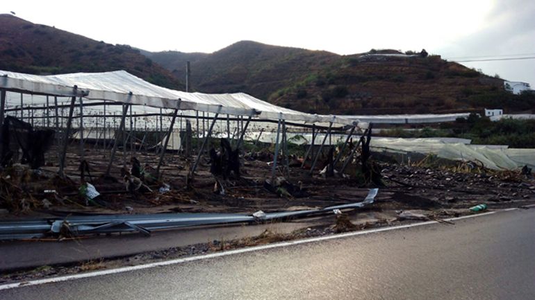 Efectos de la riada en Albuñol(Granada) el 7 de septiembre de 2015 Efectos de la riada en Albuñol(Granada) el 7 de septiembre de 2015