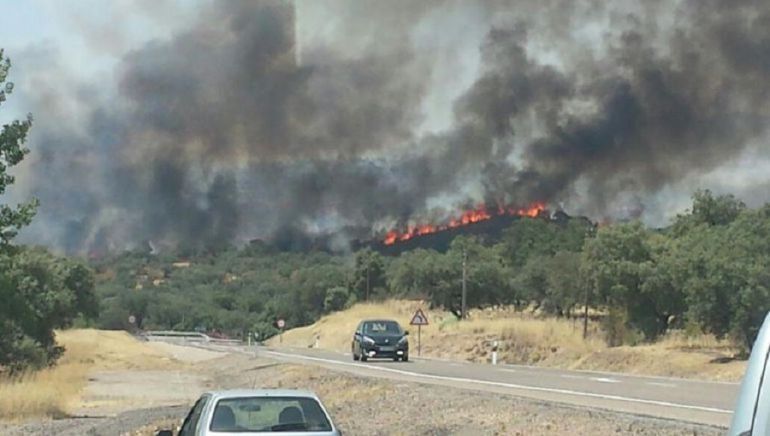 Incendio de la SIerra de Lújar en julio de 2015 Incendio de la SIerra de Lújar en julio de 2015