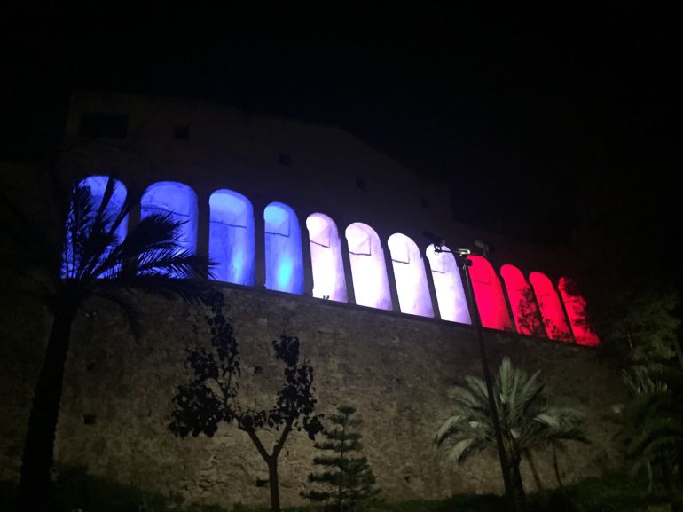 El Molí Real se ha iluminado así esta noche El Molí Real se ha iluminado así esta noche