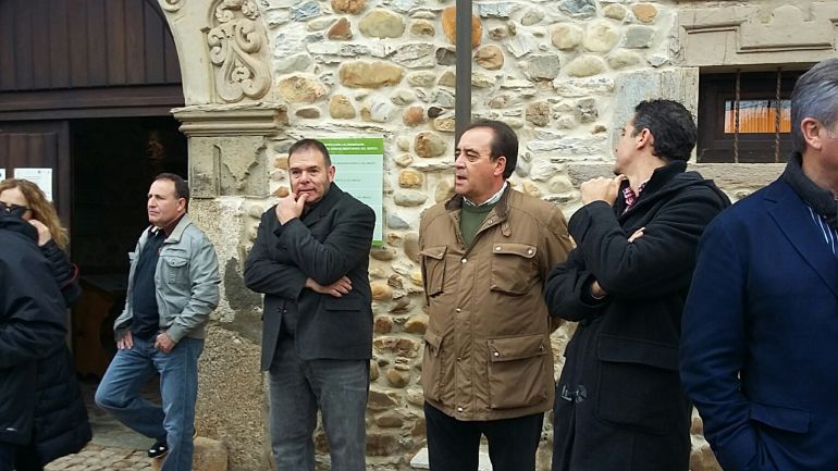 García Miranda en la inauguración de Biocastanea García Miranda en la inauguración de Biocastanea