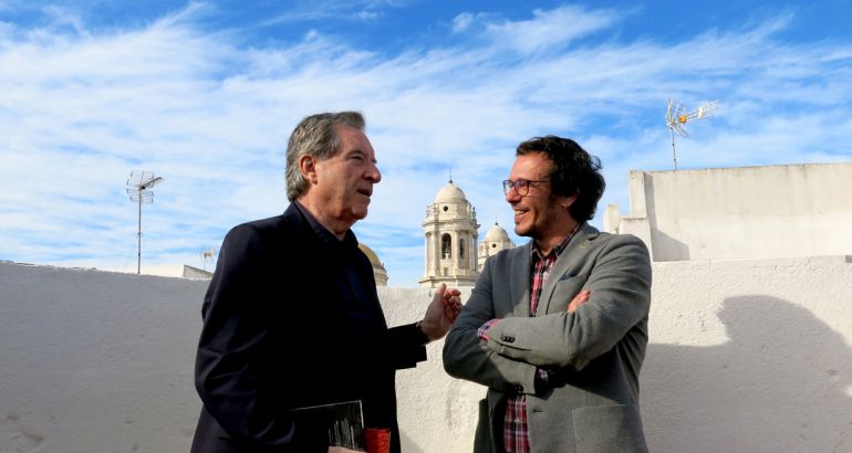 Iñaki Gabilondo con el alcalde de Cádiz, José María González Iñaki Gabilondo con el alcalde de Cádiz, José María González