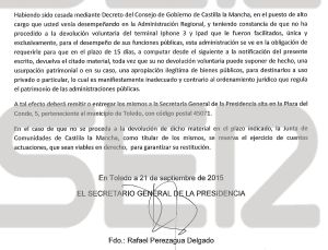 Una de las cartas enviadas por el Gobierno solicitando la devolución de los dispositivos móviles Una de las cartas enviadas por el Gobierno solicitando la devolución de los dispositivos móviles