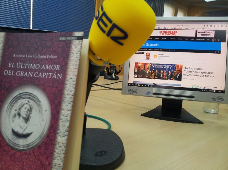 Ejemplar de la obra 'El Último Gran Amor del Gran Capitán', escrita por Antonio Luis Callejón Peláez y editada por Dauro. Ejemplar de la obra 'El Último Gran Amor del Gran Capitán', escrita por Antonio Luis Callejón Peláez y editada por Dauro.