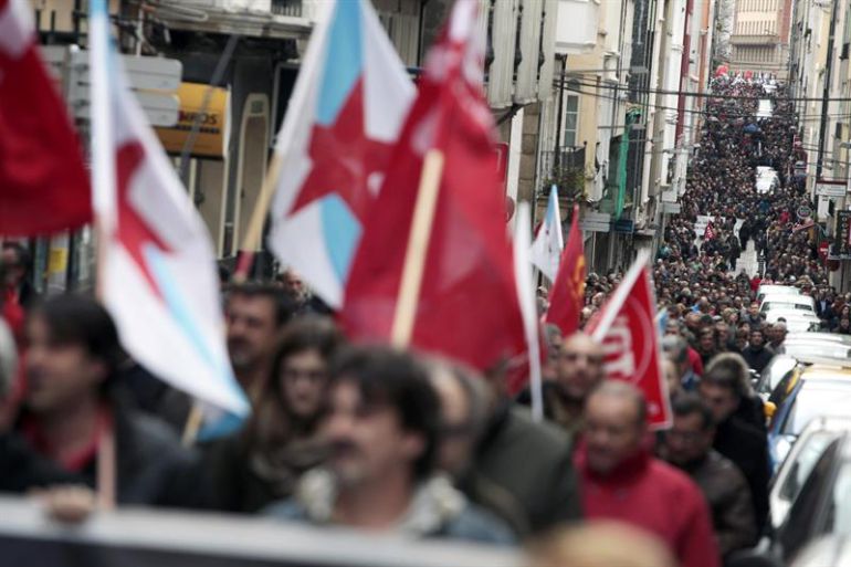 "Sin Navantia Ferrol se muere" "Sin Navantia Ferrol se muere"