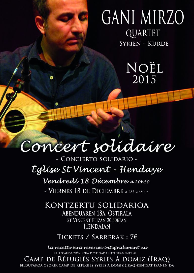 La iglesia de St. Vicent de Hendaya acogerá un concierto pro refugiados La iglesia de St. Vicent de Hendaya acogerá un concierto pro refugiados