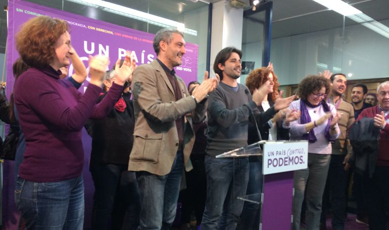 Noche electoral en la sede de Podemos Noche electoral en la sede de Podemos