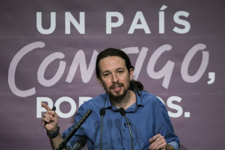 El secretario general de Podemos y candidato a la Presidencia del Gobierno, Pablo Iglesias El secretario general de Podemos y candidato a la Presidencia del Gobierno, Pablo Iglesias