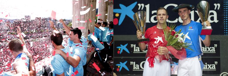 Los jugadores del Athletic celebran la Supercopa en el Ayuntamiento de Bilbao y Urrutikoetxea se corona como campeón Manomanista Los jugadores del Athletic celebran la Supercopa en el Ayuntamiento de Bilbao y Urrutikoetxea se corona como campeón Manomanista