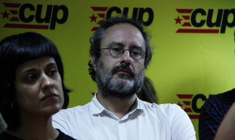Anna Gabriel y Antonio Baños, dos de los diputados más conocidos de la CUP Anna Gabriel y Antonio Baños, dos de los diputados más conocidos de la CUP