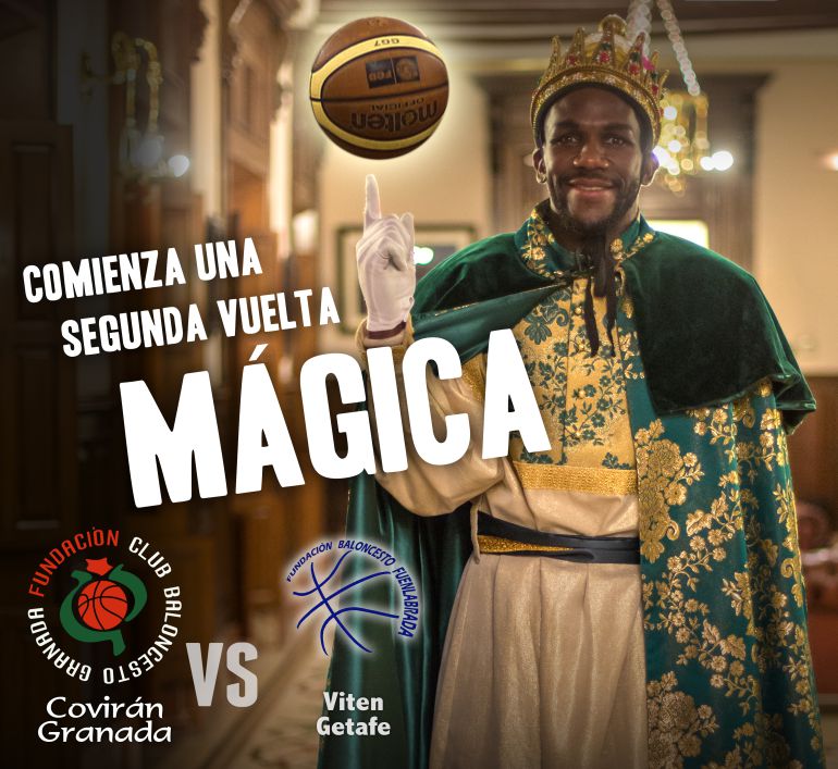 Cartel anunciador del partido entre Coviran Granada y Viten Getafe Cartel anunciador del partido entre Coviran Granada y Viten Getafe
