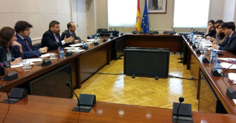 Reuni&oacute;n entre Jos&eacute; Luis Soro y el presidente de Renfe